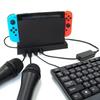answer 4 port usb hub dock stand for switch dock