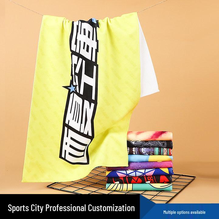 

Настраиваемое спортивное полотенце из микрофибры с логотипом для продвижения спортзала и марафона 30x30 cm