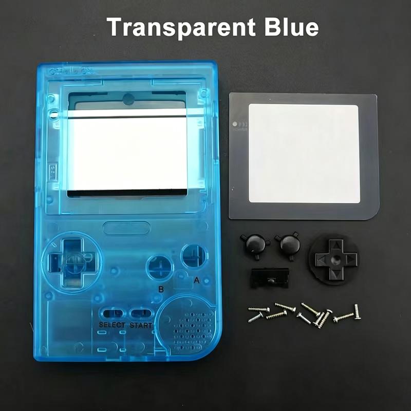 High Quality GBP Housing Shell with Buttons Conductive Rubber Pad Lens Kits for Gameboy Pocket GBP Screen Gaming Case