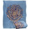 Harry Potter Happy Christmas Hogwarts Crest Blanket