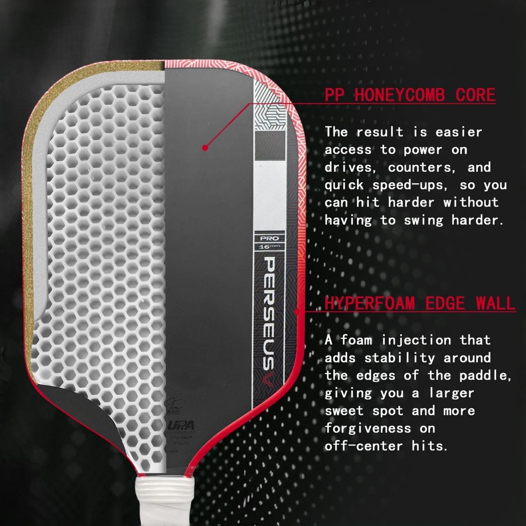 At Yılı Sınırlı Üretim 14mm GEN4 TFP Pickleball Raketi USAPA UPA-A