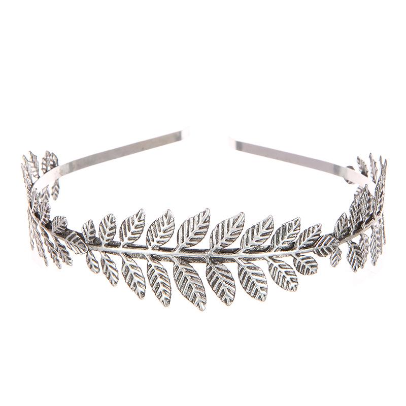 Kashi Tong Baroque Leaf Headband: European & American Bridal Hair Accessories Gift