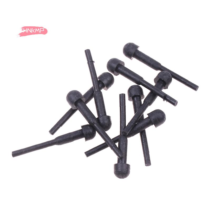 10Pcs Black Rubber Bumper Silencer for Hair Scissors Barber Shears Replacement Stopper Durable Pad for Scissors And Shears