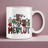 Cozy Xmas Themed Coffee Mug Christmas Tree Drawing Ceramic Mugs Santa Snowman Breakfast Cups Ho Ho Ho Cup Festive Gift Drinkware