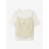 Cc Collect. Women S Shirring veSt   Sheer Inner Set c262mSc047