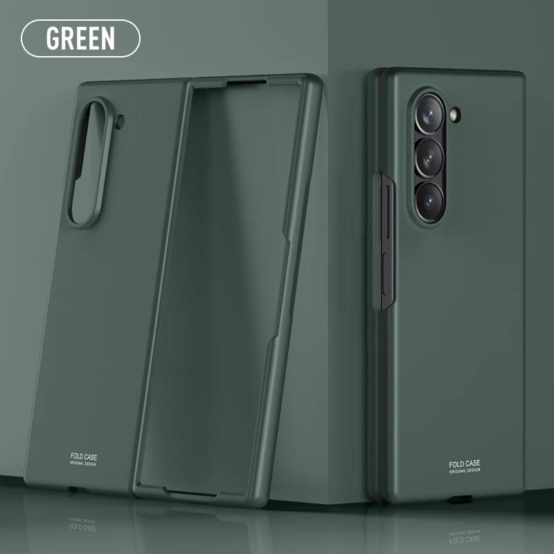 For Samsung Galaxy Z Fold 6  Case Ultra-thin Matte Skin-Friendly Shockproof Protection Folding Hard Back Cover Accessories Funda