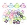 50Pcs Glitter Wind Bell Spacer Jellyfish Beads Ornament Diy Decoration Phone Chain Ornament Making Accessories Handmade Charms