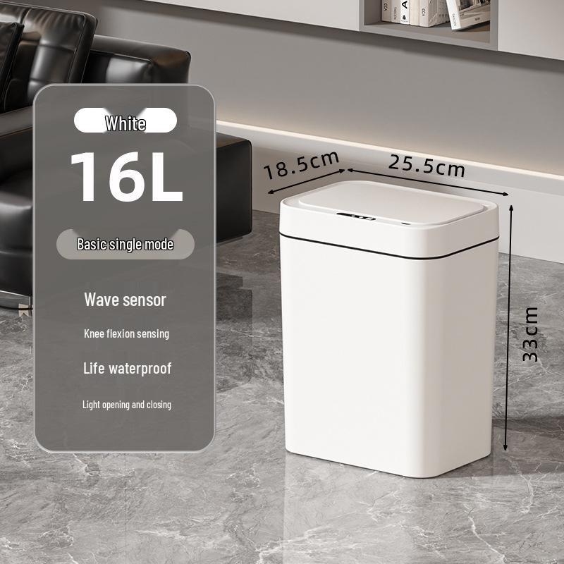 

Smart Sensor Trash Can for Bedroom, Kitchen, and Bathroom Battery Version