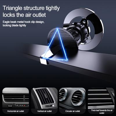 360 Grad Magnetische Handyhalterung Kompatibel mit Magsafe Magnetische Autohalterung für Iphone Xiaomi Auto Lüftungsschlitz Klipphalterung GPS Halterungen