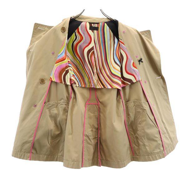 Paul Smith BLACK Short length trench coat 40 beige Waist belt Women Used