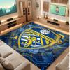 Leeds United Voetbal Print Kristalfluweel Tapijt, Comfortabel Waterabsorberend Antislip Binnen Vloerkleed