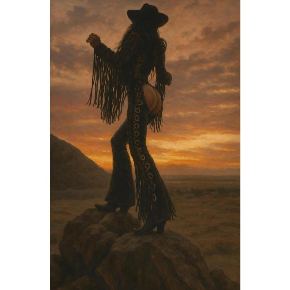 Cool Rustic Wild Western Cowboy Posters Competition Knight Modern Prints Canvas Painting Wall Art Picture Home Living Room Decor