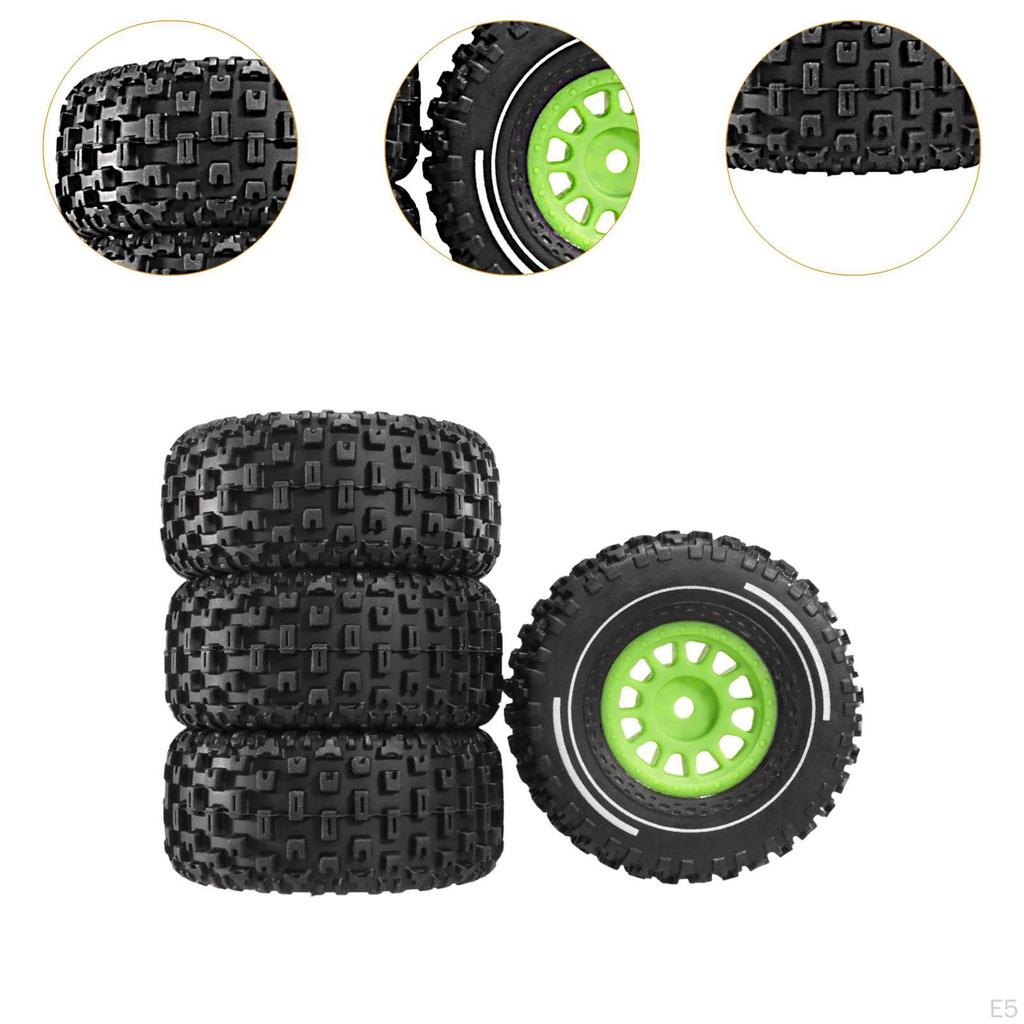 4 Pcs RC Car Tires with Practical Replacement Functions