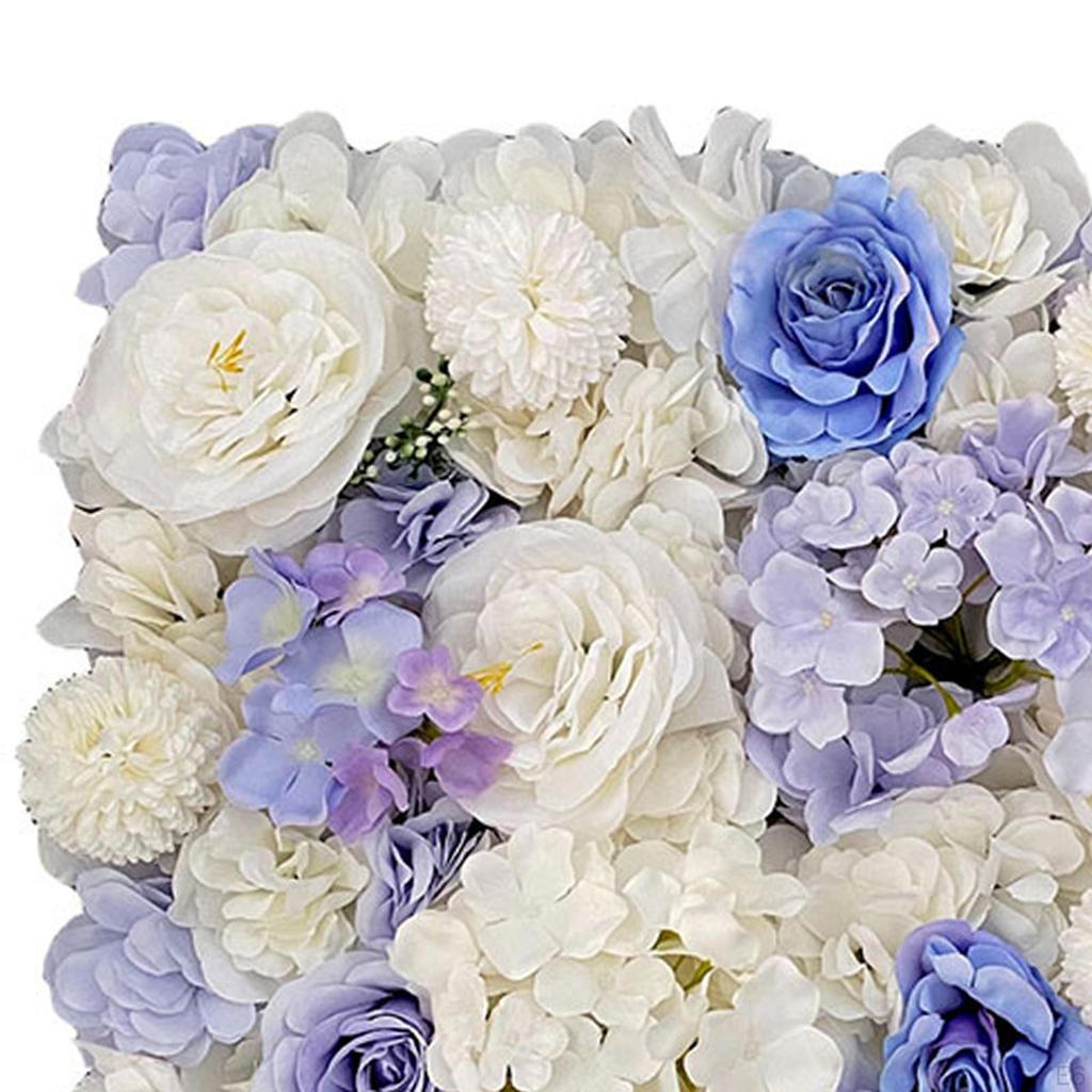 Pannello di Fiori Artificiali Sfondo Decorazione San Valentino per la Casa Composizione Rosa