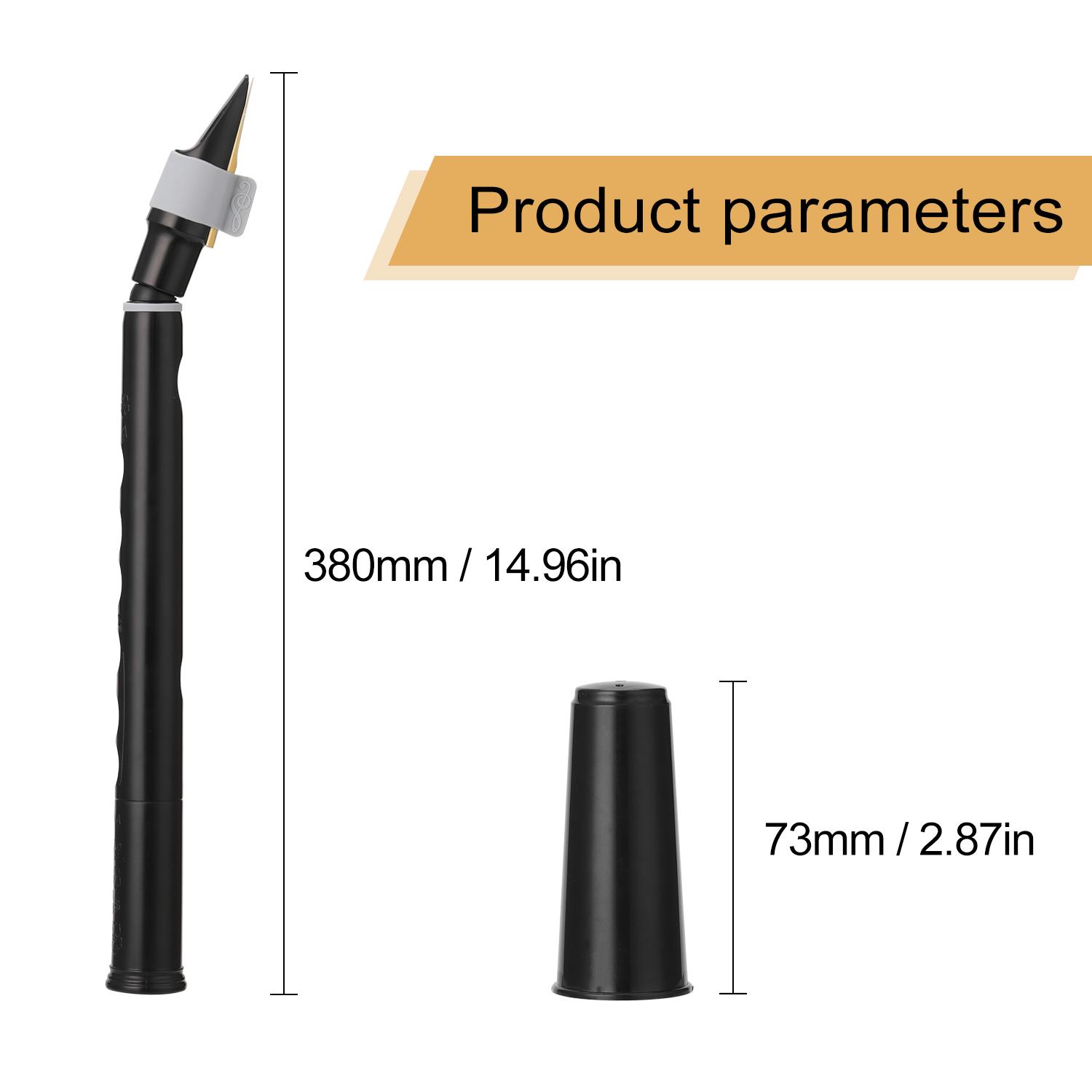 Черный карманный саксофон — фото 7