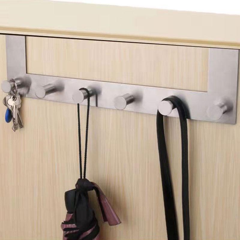 4/6 Haken Handtuchhalter Kühlschrank Handtuchhalter Kleiderhaken Nicht abfärbender Haken Kleiderhaken Wandhaken Küchenschränke Organisation Werkzeug Organizer