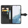Pour Samsung Galaxy S23 Étui Portefeuille Folio en PU Gaufré Motif Mandala avec Support et Cordon de Protection Antichoc