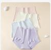 Fenteng [High Waist, Waist, and Hip Lifting] 4-piece Set, Seamless, Comfortable, Bare, Breathable, and Anti Pinch Women's Underwear