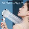 Filter Spray Five-speed Booster Large Panel Shower Head Home Shower Bath Handheld Shower Head Plus Hose Set