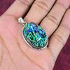 Abalone Shell 925 Solid Sterling Silver Pendant, Handmade Gemstone Pendant Jewelry, Gifts For Wife Brand New Pendant