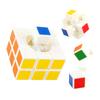 Science And Education Rubik'S Cube Third-Order Rubik'S Cube Race Solid Color Rotation Regular-Order Rubik'S Cube Variety Magic Ruler Mini Rubik'S