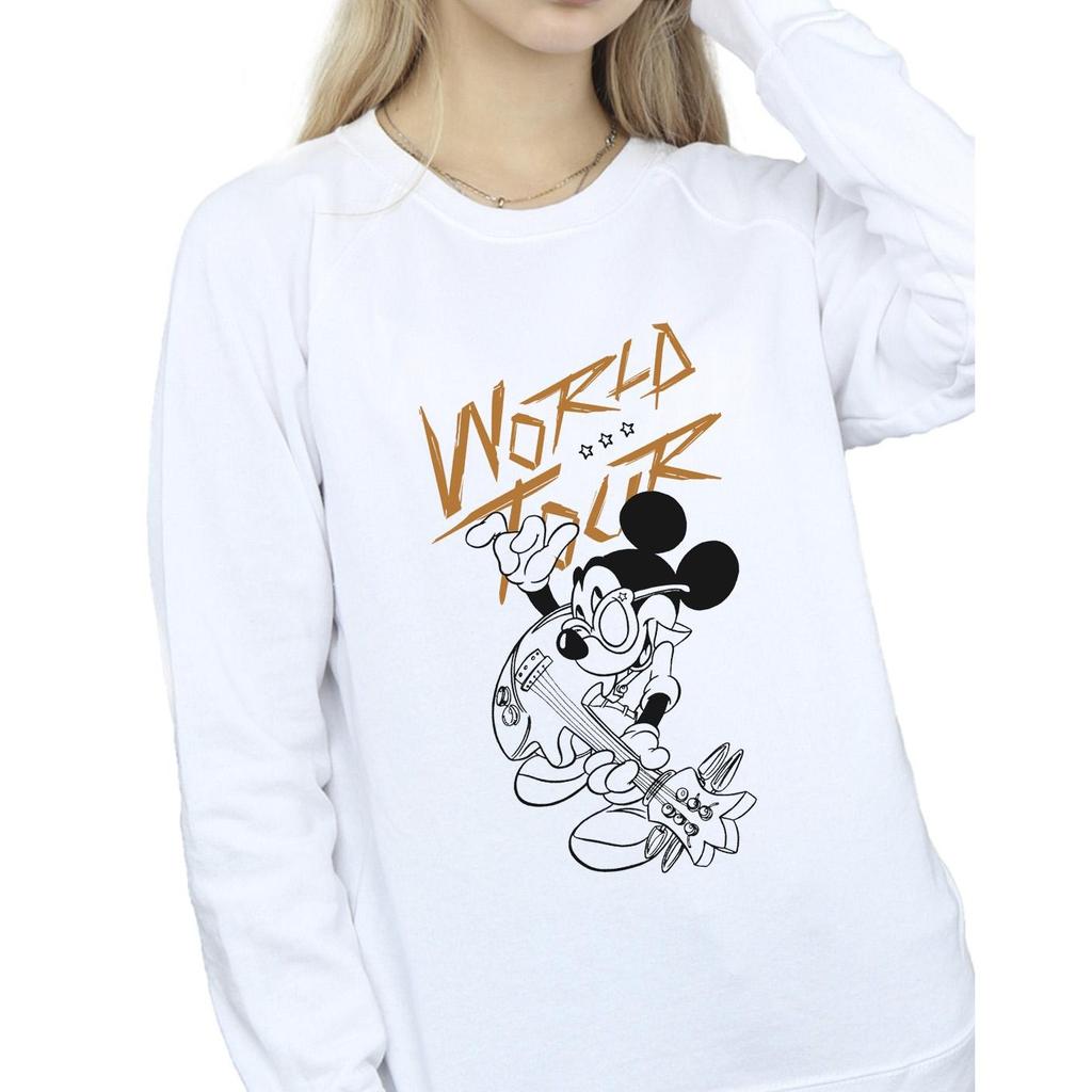 Disney Womens/Ladies Mickey Mouse World Tour Line Sweatshirt