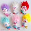 Themed Cartoon Mermaid Style Short Plush Toy Furry Super Adorable Soft Doll