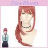 Chainsaw Man Makima Cosplay Wig Pink Braid Long Soft Synthetic Hair For Halloween Party