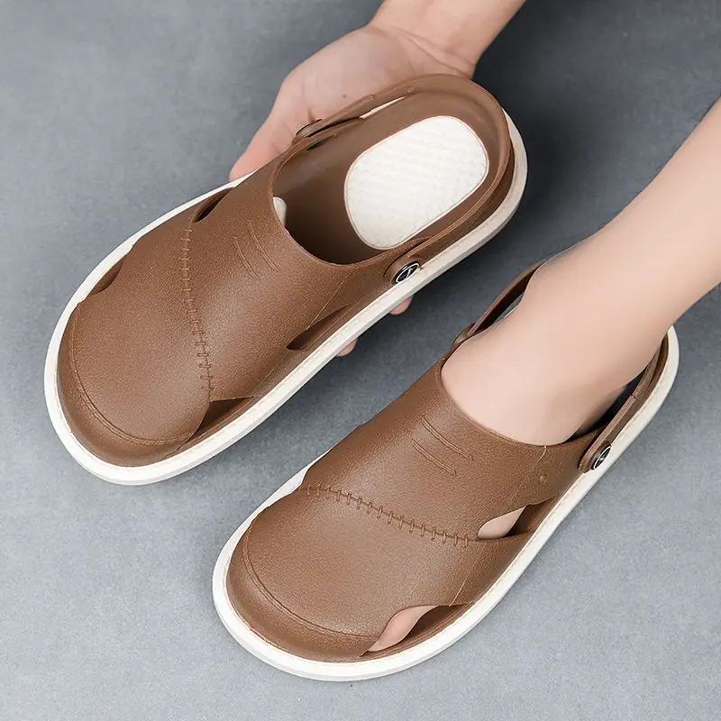 Fashion Ultralight Men's Sandal Summer Sale Daily Use New Low Price Luxury Designer Clearance H Japanese Original Outdoor Pvc Male Shoe