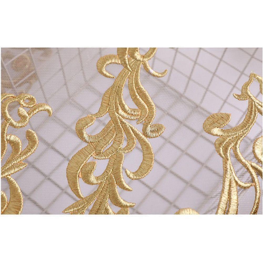 DIY Sequined Embroidery Patches Sewing Flower Fabric  Wedding Gown Cheongsam Bridal Dress Crafts