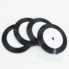 (25 yards/roll) 1/4" (6mm) Black Single Face Satin Ribbon Webbing Decoration Gift Christmas Ribbons