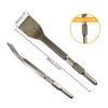 Square Hexagonal Handle Bent Flat Chisel Bit for Electric Pickaxe Head Shovel Hammer Impact Drill Bit (1 Pack)