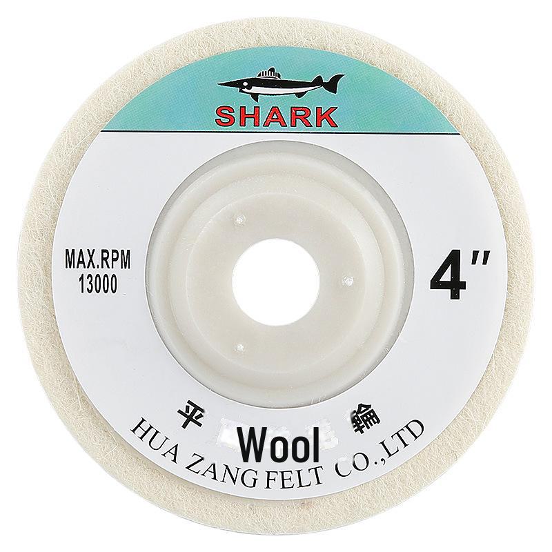 Wool Polishing Wheel for Angle Grinder - Ideal for Glass, Metal, Stainless Steel, Stone