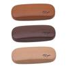 1 Stück Holzmaserung Hartes Etui Halter Metall Lesebrillenetui Für Herren Und Damen PU Leder Brillenbox Hohe Qualität
