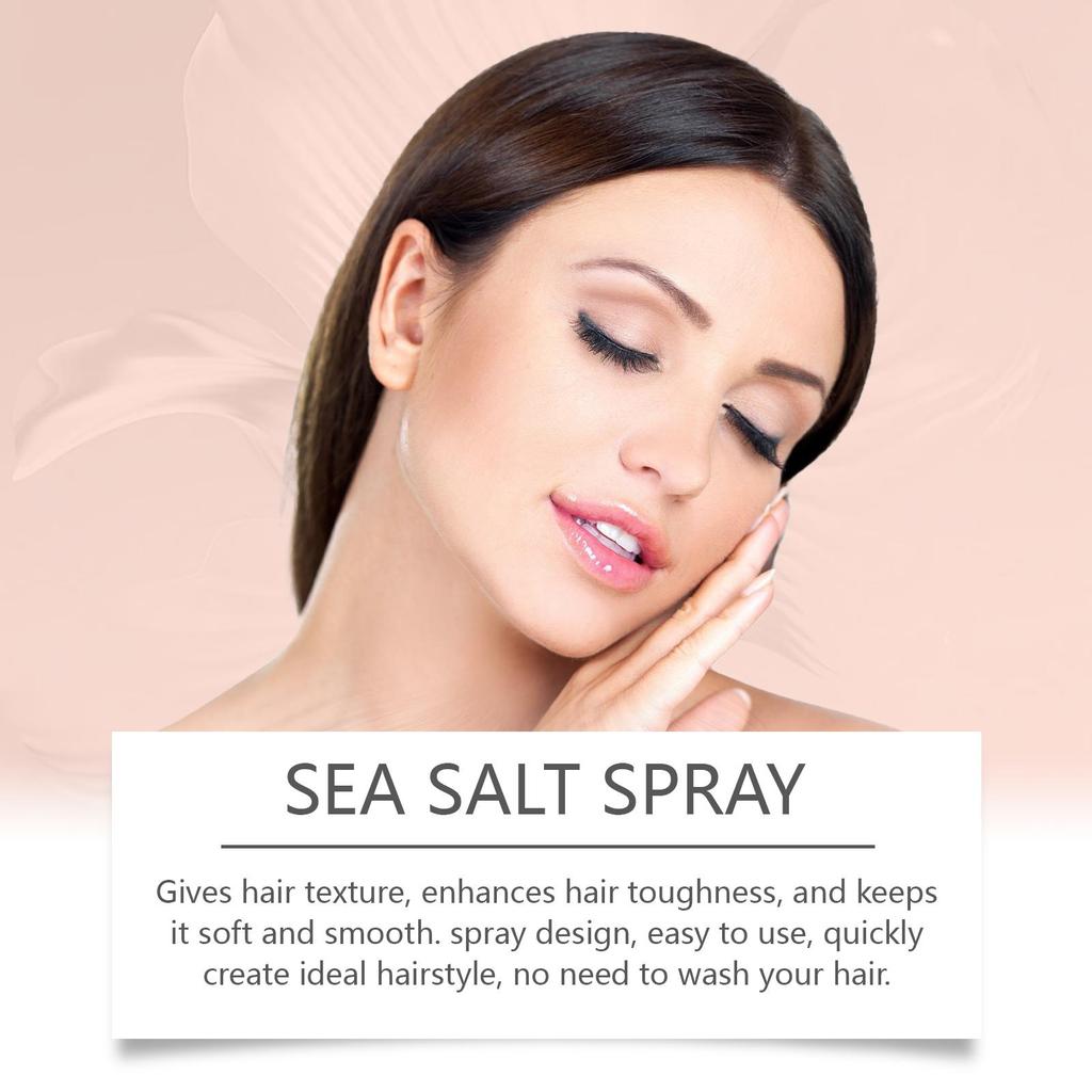 EELHOE Hair Sea Salt Styling Spray - Effortless Refreshing Oil-Free Fluffy Hair Leave-In Styling Dry Hair Spray