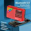 Handheld Rechargeable Digital Usb Mp3 Player Portable Radio Music Player Speaker Devices Supplies With Led Display Radio
