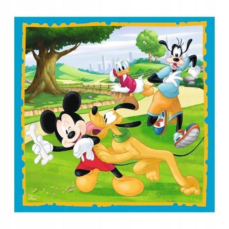 PUZZLE 3W1 MYSZKA MIKI Z PRZYJACIÓŁMI 34846