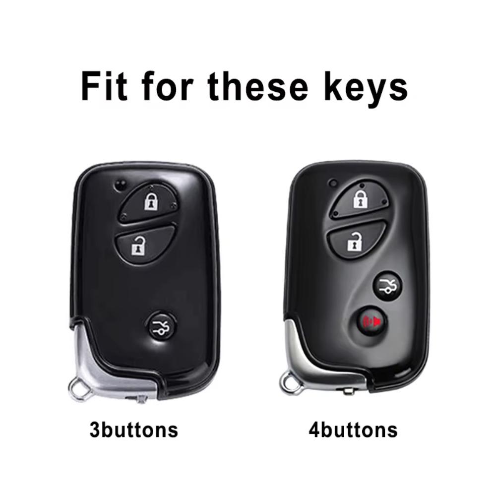 For Lexus ES240 ES350 LS460 GS300 450h 460h CT200H GX400 GX460 IS250 IS300C RX270 TPU Car Remote Key Case Cover Shell Fob Holder