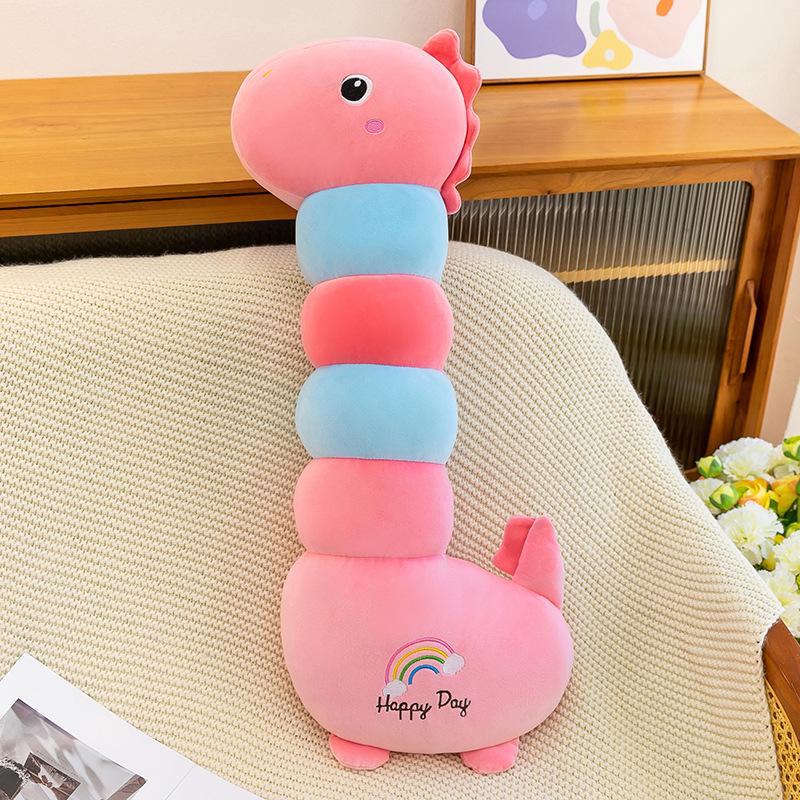 Long-neck Dinosaur Plush Toy - Cute Caterpillar Doll, Children's Hugging Pillow, Sleeping Companion, Gift