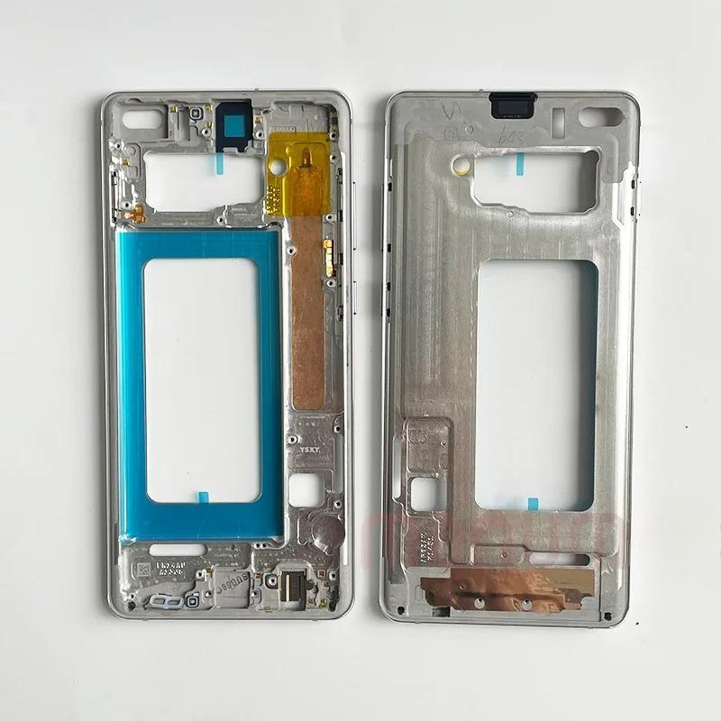 Middle Frame Bezel For Samsung Galaxy S10+ S10 Plus Bracket Moblie Screen Repair LCD Refurbish