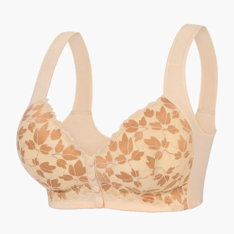 

Размер чашки A-G 36-52 Супер большой размер Бюстгальтер Европейский и американский размер Без косточек Тип жилета Кружево Пномпень Застежка спереди Нижнее белье 52/125G【6XL】