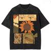 La Maglietta Uomo Estate Hikaru Morì Magliette Lavate Tendenza Fresca Estate Maglietta Streetwear Design Abbigliamento in Cotone Regalo di Compleanno