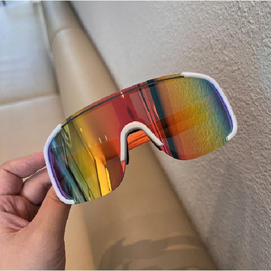 

Ветрозащитные очки для езды на велосипеде на открытом воздухе Солнцезащитные очки для похудения Очки для катания на лыжах Защитные очки Черная большая оправа Очки для пешего туризма White Frame Red Mercury