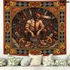 Chainsaw Man Wall Tapestry Aesthetic Wall Hanging Printed Fabric Blanket Decorative Tapestries For Bedroom Living Room Home Decor