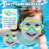 Children's Swimming Goggles,Swim Goggles Diving Goggles With Nose Cover,Anti-Fog Swim Mask For Summer Aquatic-Activities
