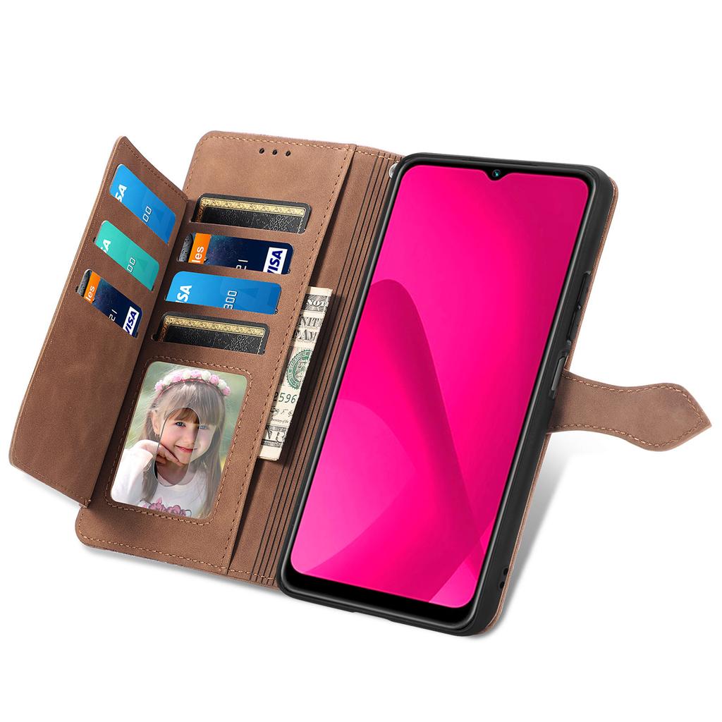 Zipper Wallet Case For Xiaomi Redmi 14C 4G/14R 5G/Poco C75 4G Flower Imprint PU Leather Phone Cover with Strap