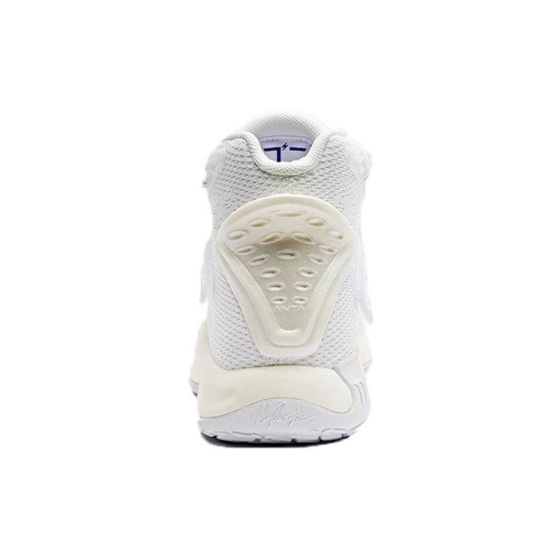 Anta KT5 Pearl White Women High-top Cushioned Basketball Shoes White 12941101-5