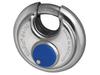 ABUS Discus Cylinder Stainless Heavy-Duty Padlock, Steel, 24IB-70