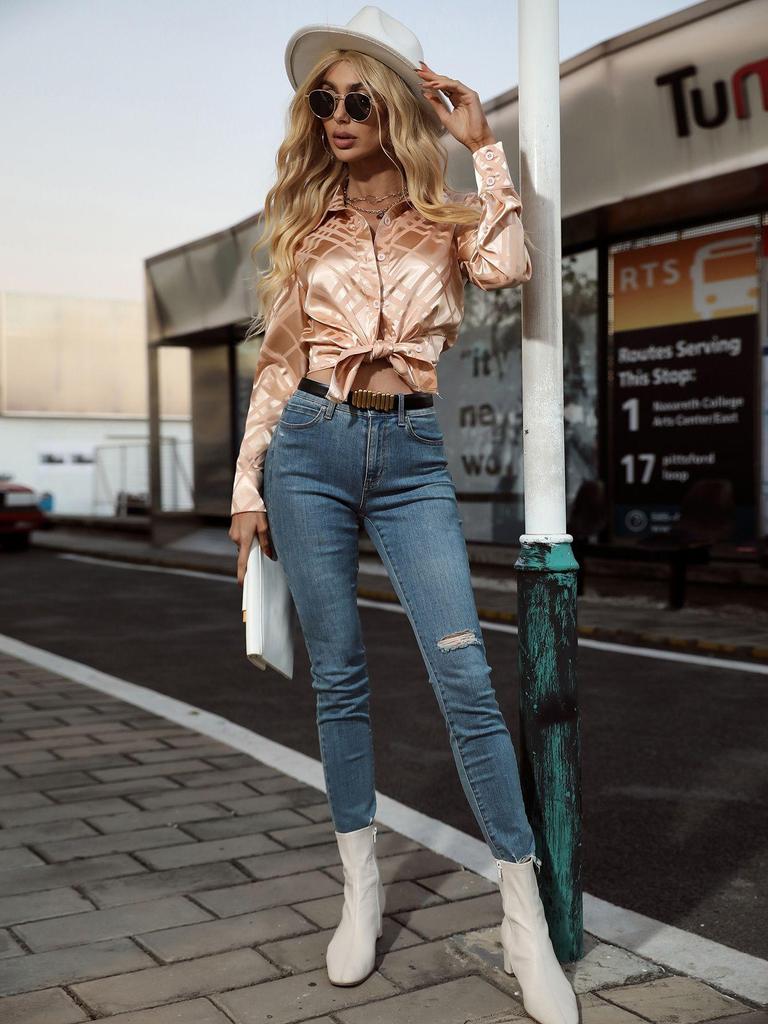 European and American Women's Ruffle Collar Shirt - Spring & Autumn Fashion Style