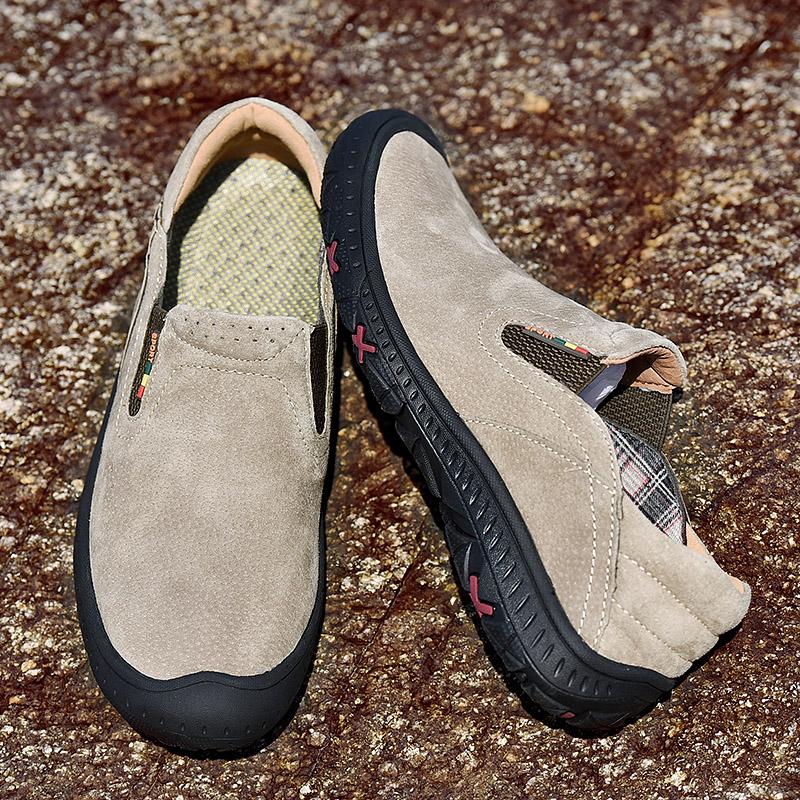 Мужская обувь для походов из натуральной кожи — фото 7